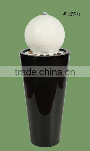 Hotel spa interior decorations led water feature water fountain spa decoration