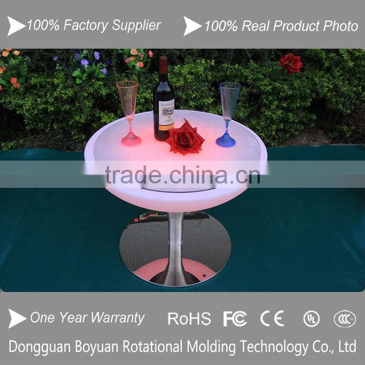 LED Lounge coffee table, Multi Color Change party LED Cocktail Table