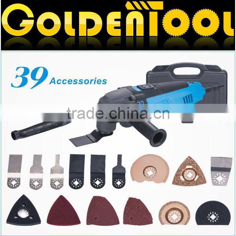 Hot Selling 39pcs Portable Multifunctional Vibrating Oscillating Electric Power Multi-Purpose Tool