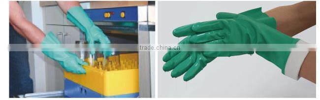 NMSAFETY CE certified unsupported chemical safety glove nitrile dipped