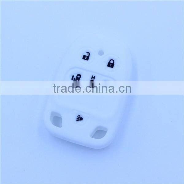 5 buttons silicone car key case for honda
