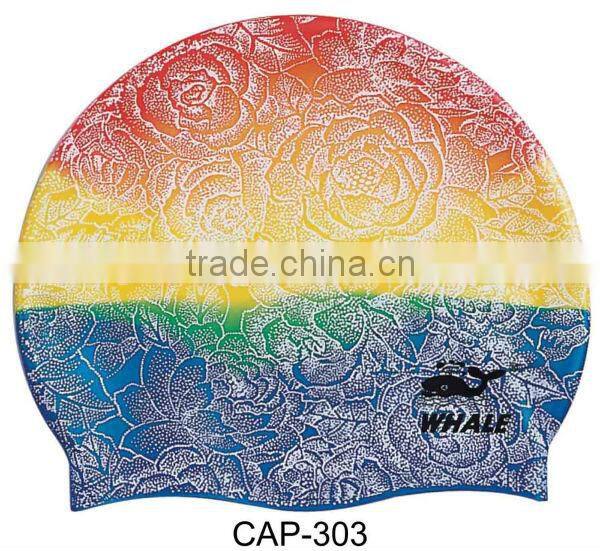 Custom designed swim cap,Multi design swimming cap(CAP-300)