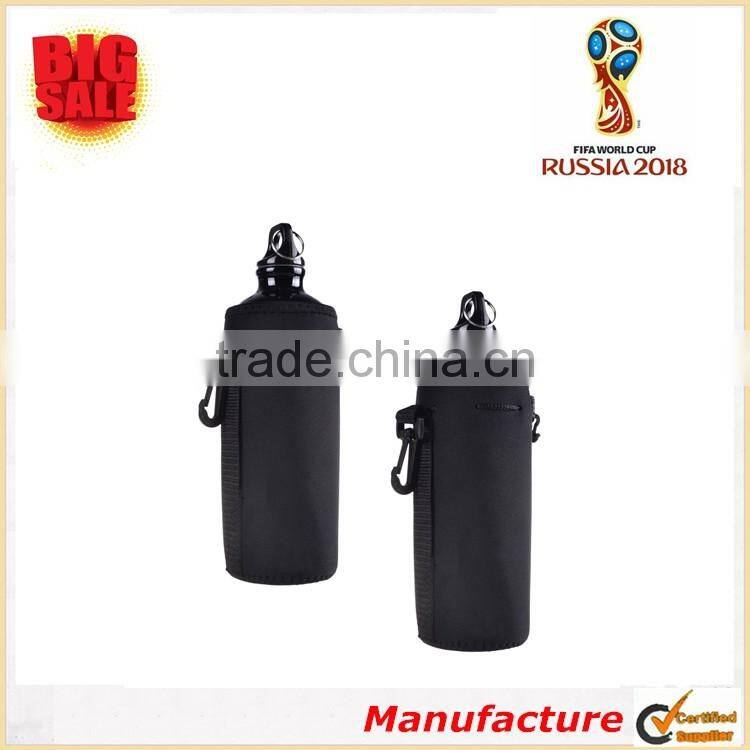 2018 World Cup Gifts Neoprene Water Bottle Cooler Bag Cheap Protable Optional Color Bottle Cooler Sleeve for Sports & Outdoors