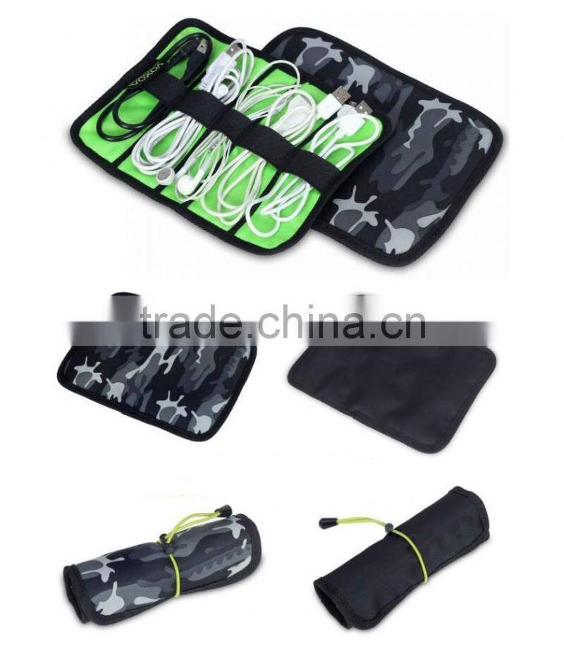 Foldable storage electronic tool bag for organizer