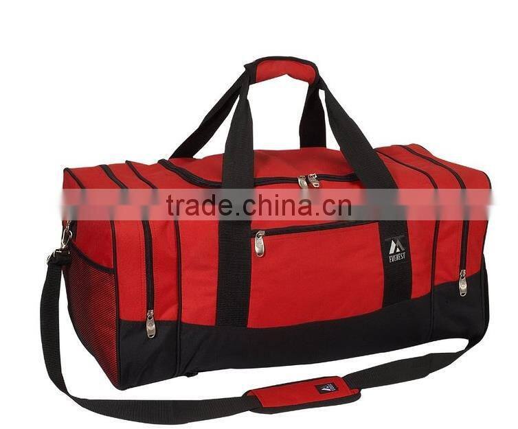 600D Polyester Luggage Travel Bag , Zipper Closure Travel Bag