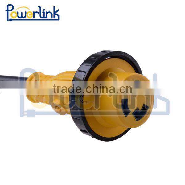 S60136 ETL RV power cord RV extension cord with molded connector