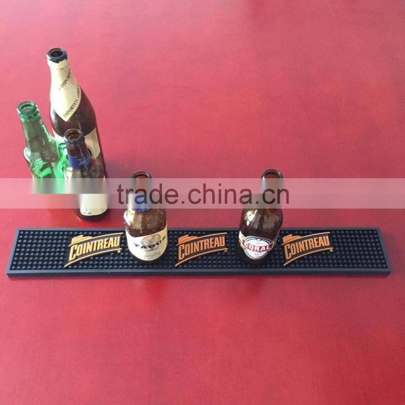 bar accessories anti slip rubber bar mat spill PVC bar mat