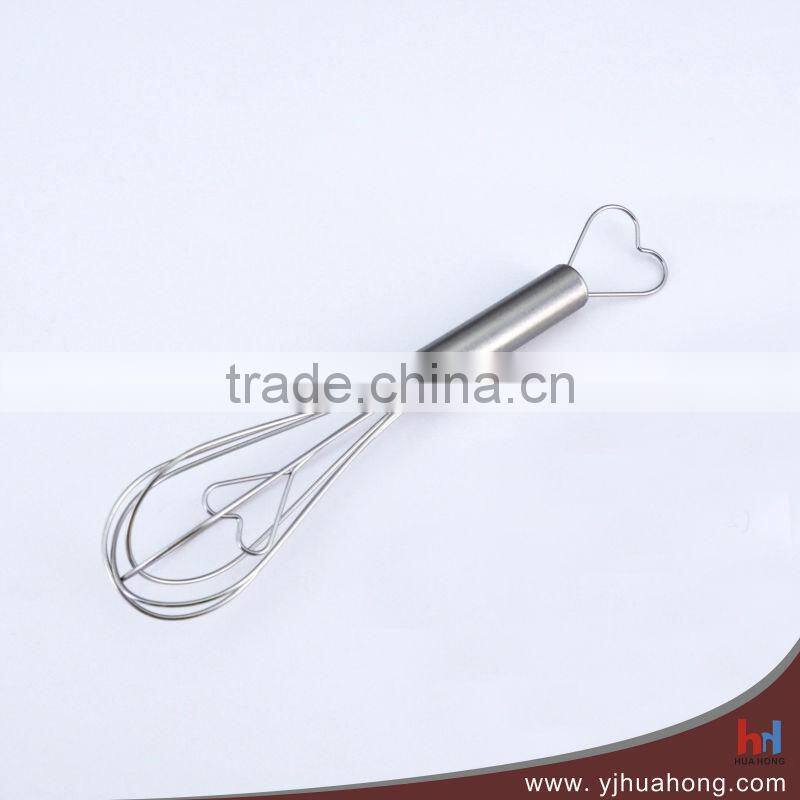 Heart Shape Stainless Steel Egg Whisk