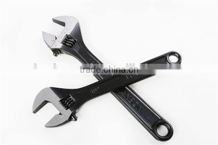 Black Finish Adjustable Wrench and Spanner