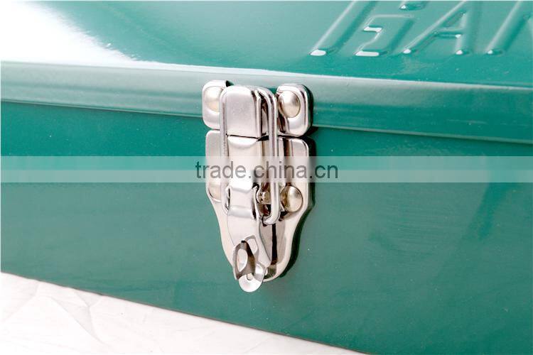 Professional Single portable tool box with high quality and surface lacquer