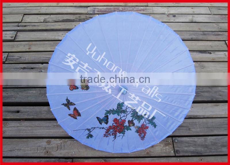 High quality wedding silk parasol in bamboo crafts