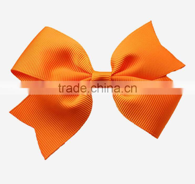 Hot sale beautiful Grosgrain Ribbon kids hair clips bows kids hair clips