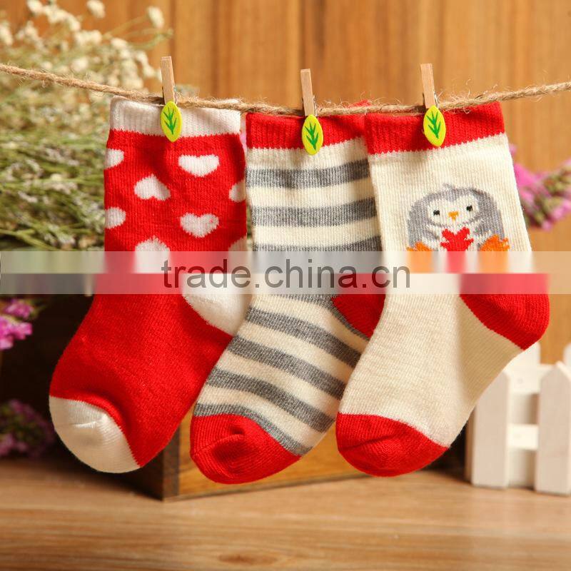 Colorful Cotton Suit To Baby Custom Print Socks Cheap Fashion Socks