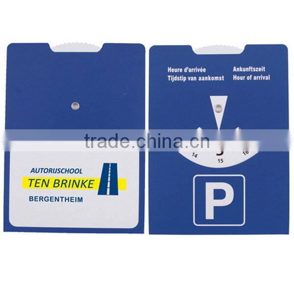 2017 paper parking disc,parking disc clock,parking disc