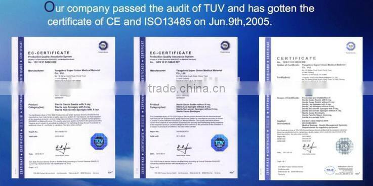 Medical X-ray Detectable Cotton Gauze Swab/large cotton swabs