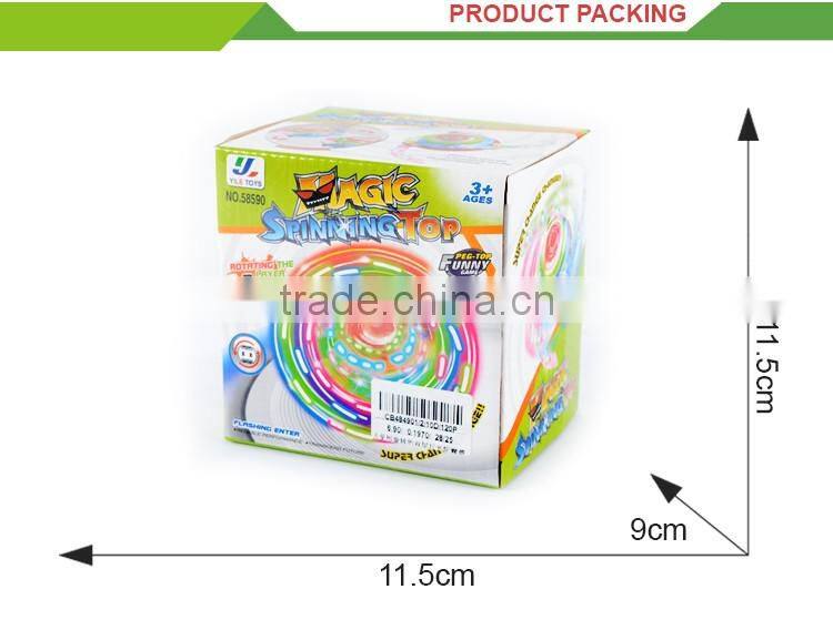 New product magic spinning top toy plastic electronic gyroscope