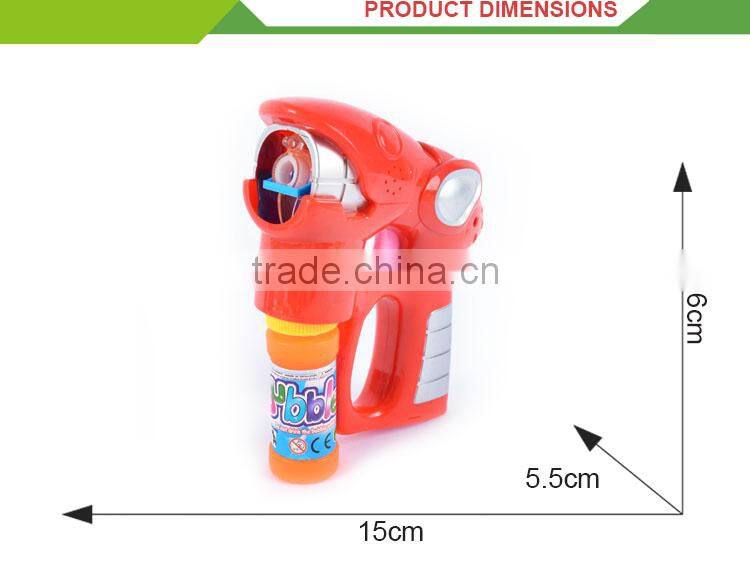 Popular cartoon bird toy flash soap bubble gun electric