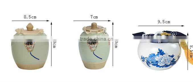 New gift suit/packing tea set includes wooden box and ceramic cups/pots for wholesale
