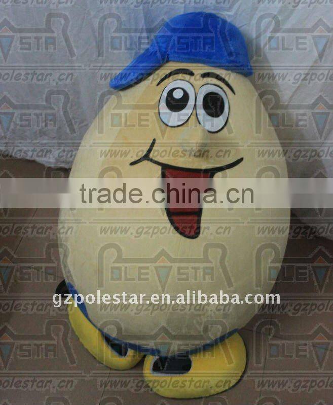 NO.2085 blue hat egg mascot costumes