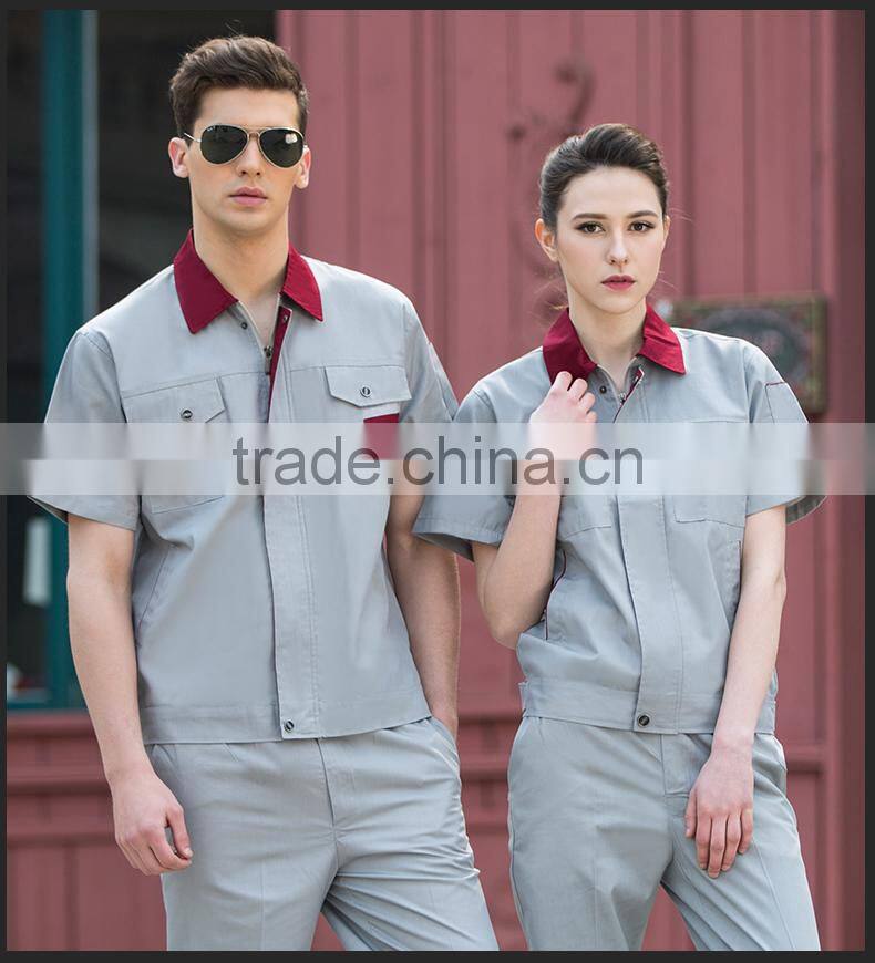 Summer short sleeve worker sets uniform labor insurance clothing