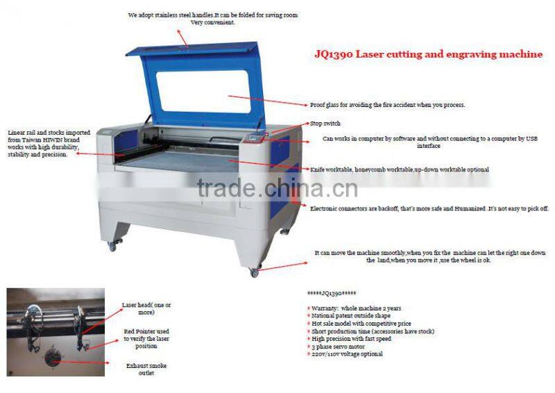 good quality plywood laser engraving machine with cheap price
