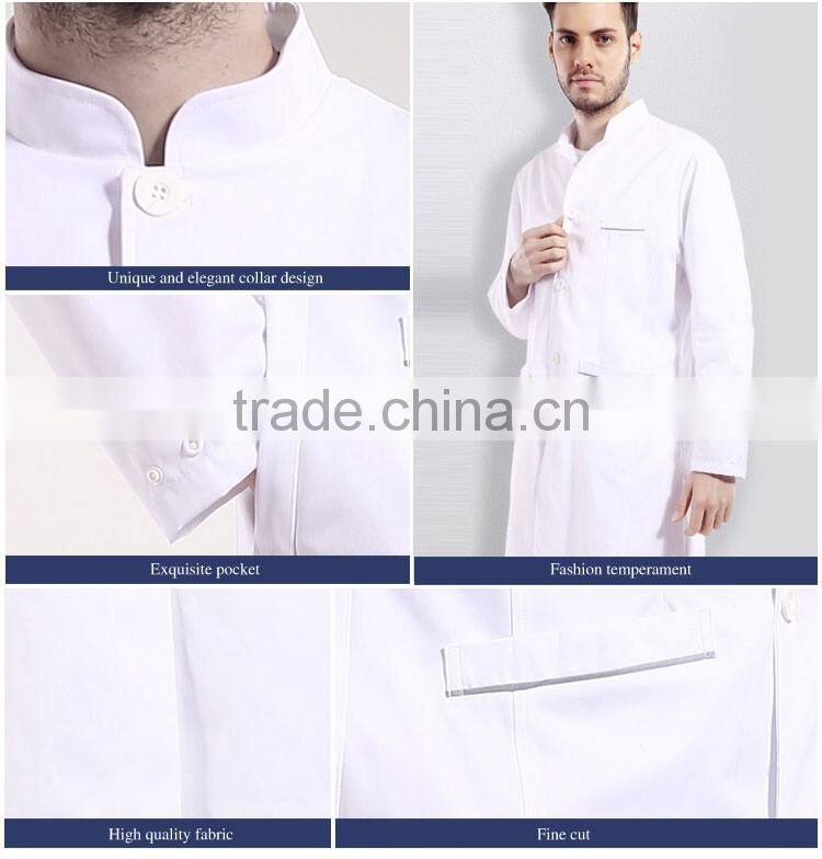 White Lab Coat For Medical Hospital Uniforms Doctor Gown