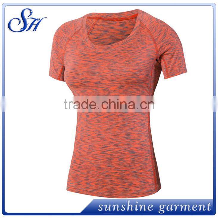 Wholesale High quality women Gym t-shirts running fitness wear