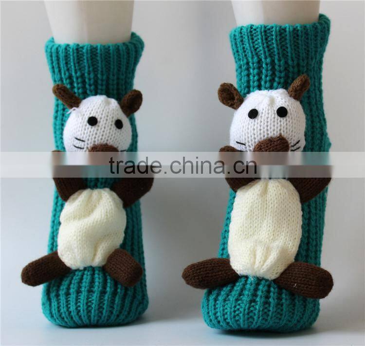 fashion three-dimensional home christmas socks