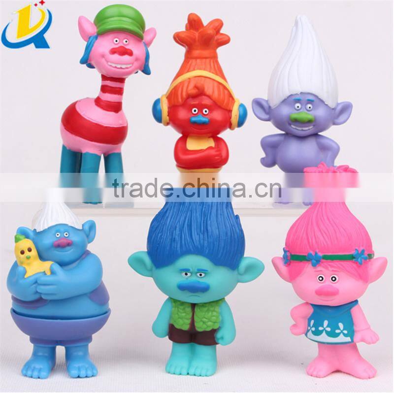 new trolls doll PVC figure dreamwork movie mini figure toys