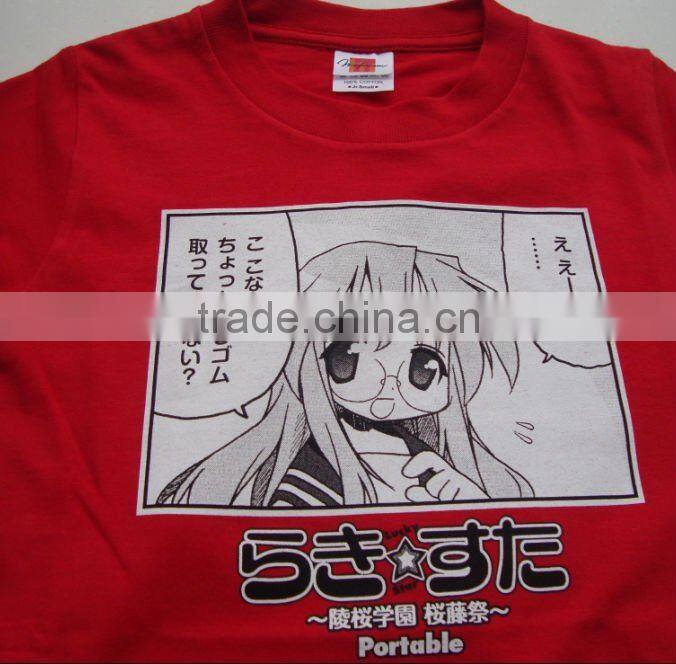 100% combed cotton printed children t shirt
