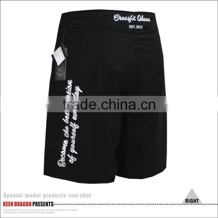 Men's boxing 4-way stretch blue printed cheap bjj mma