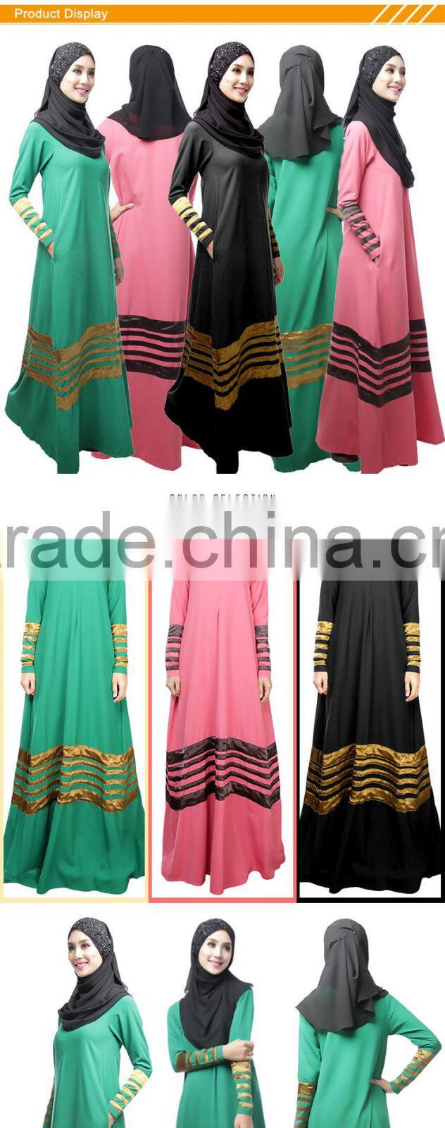 Zakiyyah 10003 2017 New product muslim dress online latest design abaya jalabiya nigerian women kaftan fashional