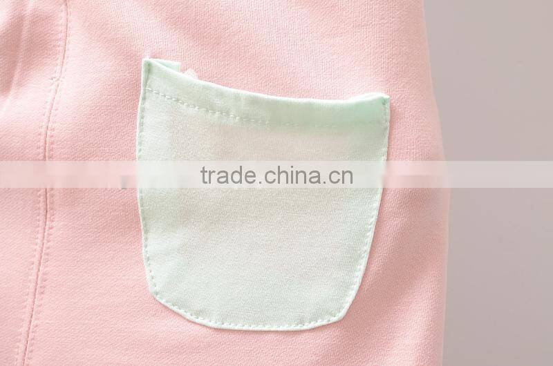 Soft Cotton Children Clothing Set Cute Cat Banner Top Clothes Match Cat Ears Shorts