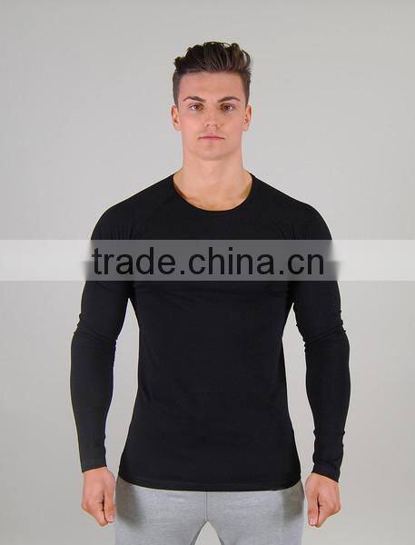 mens long sleeve gym fitness t shirts