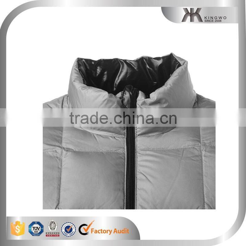 shinny nylon padded jacket heavy padding winter warm jacket men