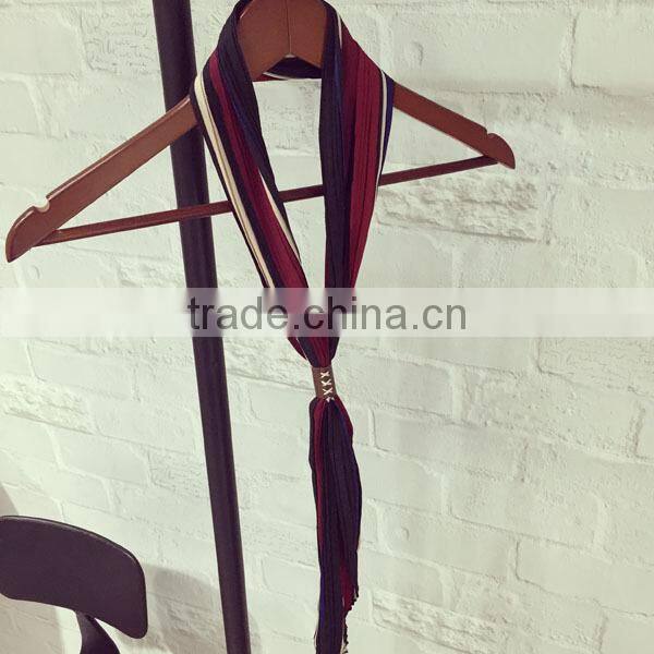 Fashion Ladies Scarves Colorful Printing Emulation Silk Tie Scarf for Women Bufandas Mujer 2016