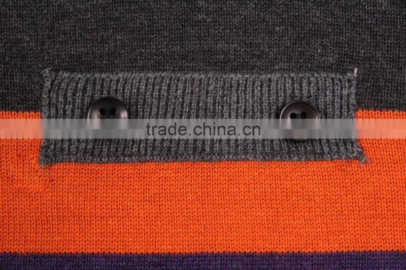 2015 Colorful Deep V Neck Sweaters Men