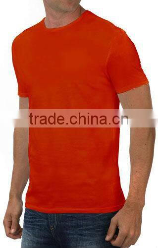 Plain Round Neck Single Jersey T-shirts/ Rib Neck T-shirts