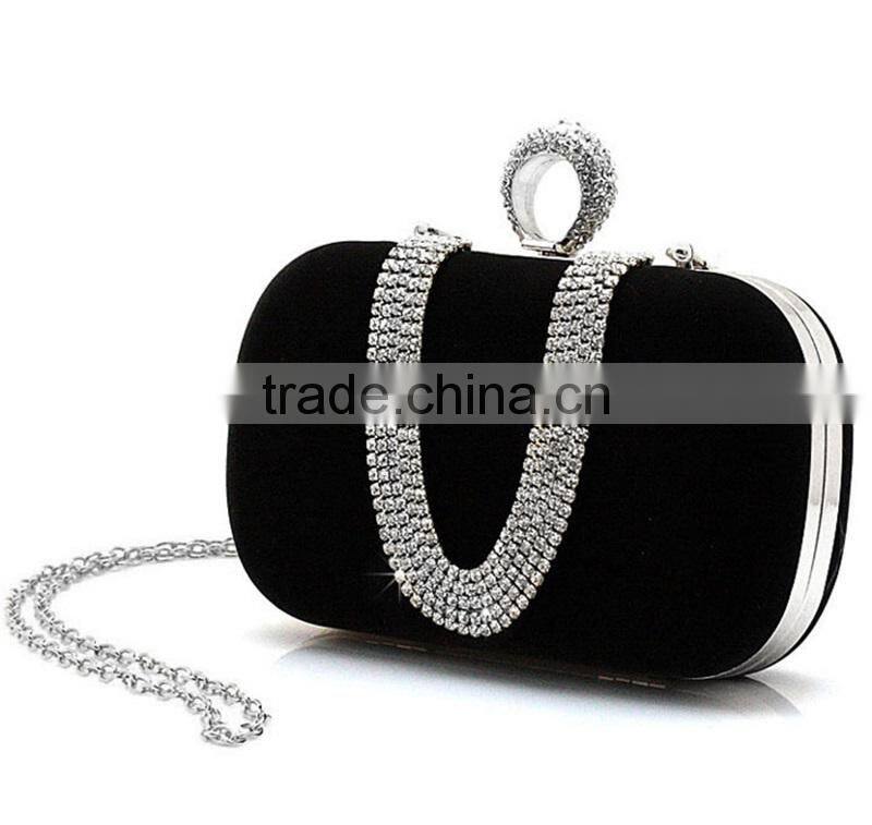 Luxury Quality Female Evening Bag Red/Black Day Cluthes Hot Handbag Purse For Women
