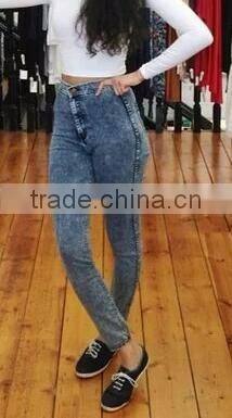 Runwaylover EY0629P Women skinny pant best quality tight denim jeans wholesale