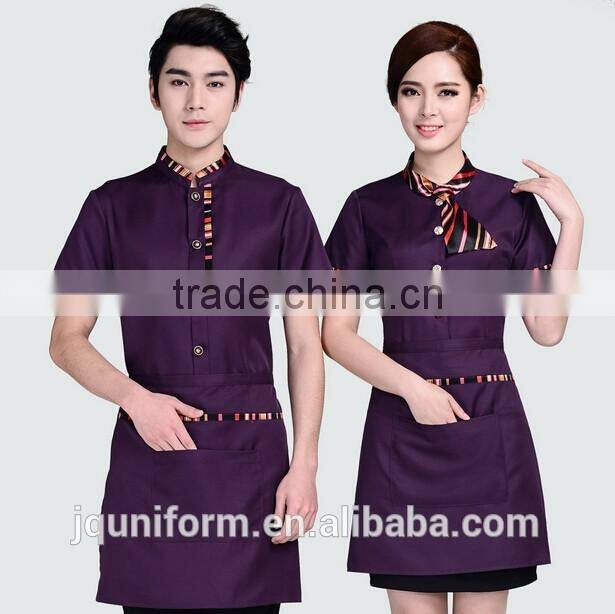 custom factory price 5 star restaurant staffs hotel uniforms ,receptionist uniforms for waitress