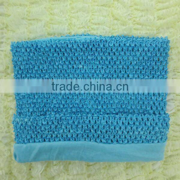 12*10 INCH Baby Halloween Purple Lined Crochet Tube Tutu Tops Wholesale in stock