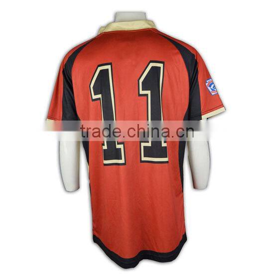 BSCI/ISO9001 Factory Dry fit Breathable fabric Italy sublimation Ink Hotsale cheap custom made sports clothing