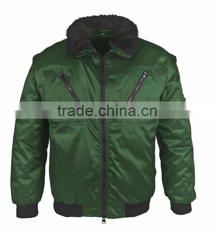 3 in 1 workwear warm men pilot jacket winter bomber jacket