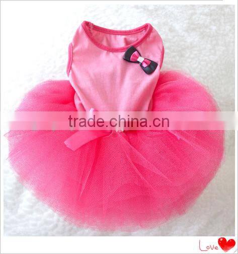 Dog Cat Princess Dress Pet Puppy Skirt Clothes Apparel Stars&Bow design