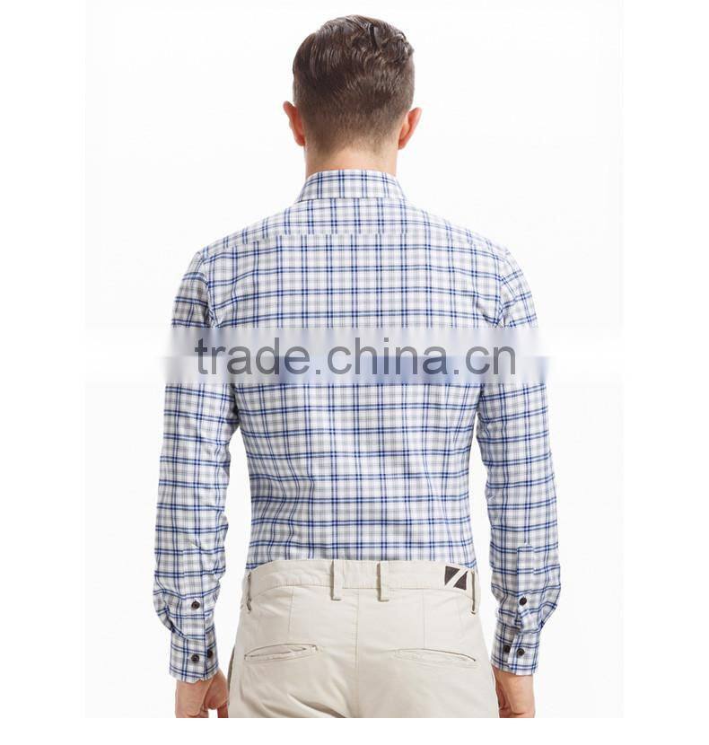 Bulk customise wholesale polyester cotton flannel shirt for men