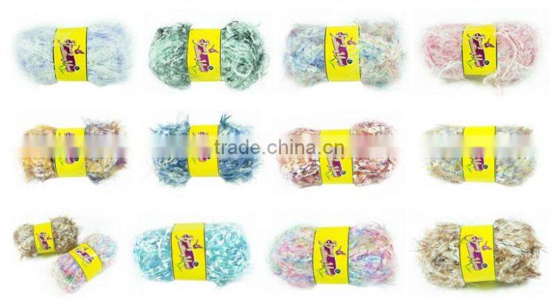 hand knitting fancy yarn 60/40 acrylic nylon