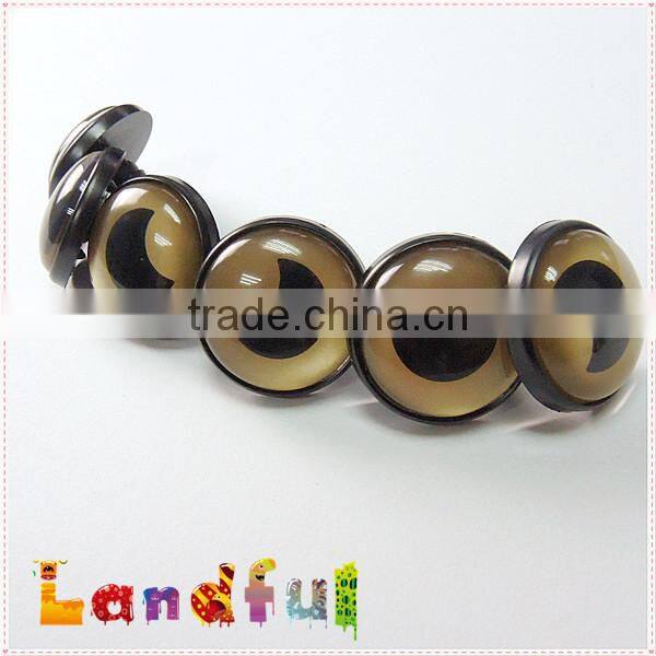 3D Gold Plastic Animal Eyes Moon Print for Plush Monster & Animal