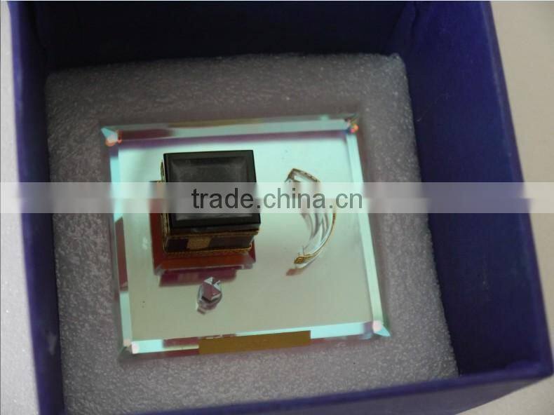 High QualityCrystal Kaaba Model With 24k Gold Plated For Islamic Crafts & Gifts