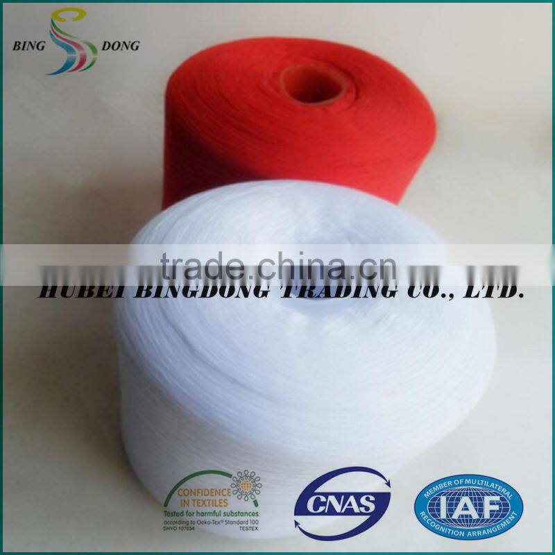 100% spun polyester yarn 20/2 20/3 hank